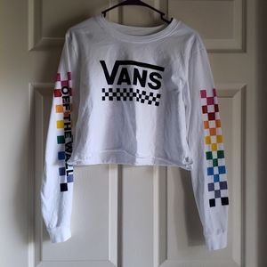 Long sleeve crop top